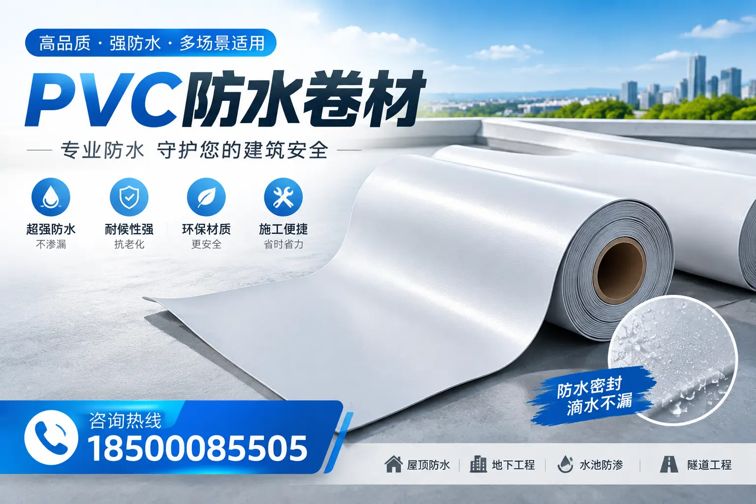 PVC防水卷材的市场竞争分析，天津品牌选择参考
